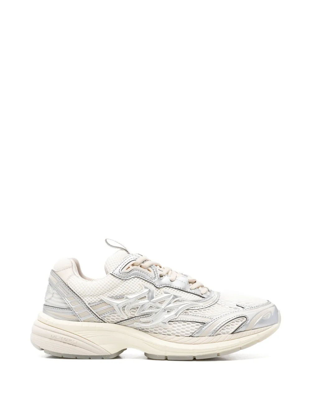 AMIRI M-Tech metallic leather sneakers - Bianco