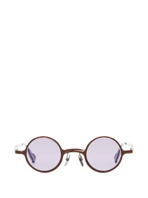 Kuboraum round-frame textured sunglasses