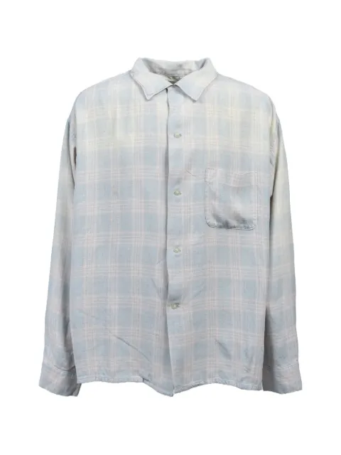 SAINT MXXXXXX check-pattern shirt