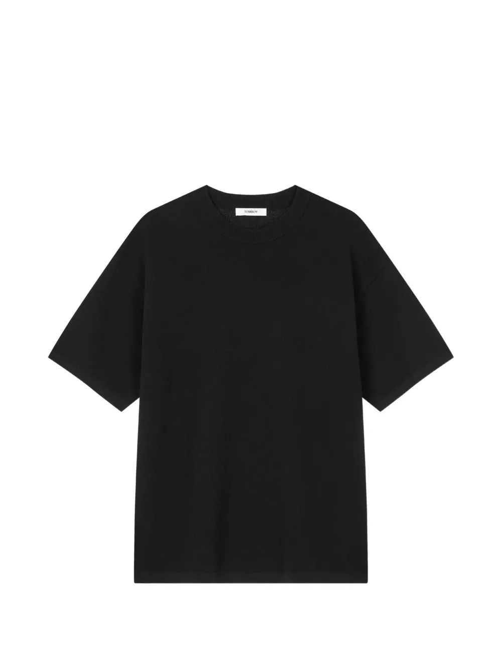 TOMBOY T-shirt met logoprint Zwart