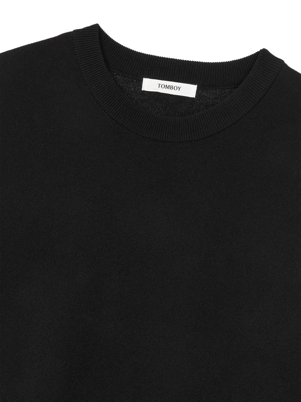 TOMBOY T-shirt met logoprint Zwart