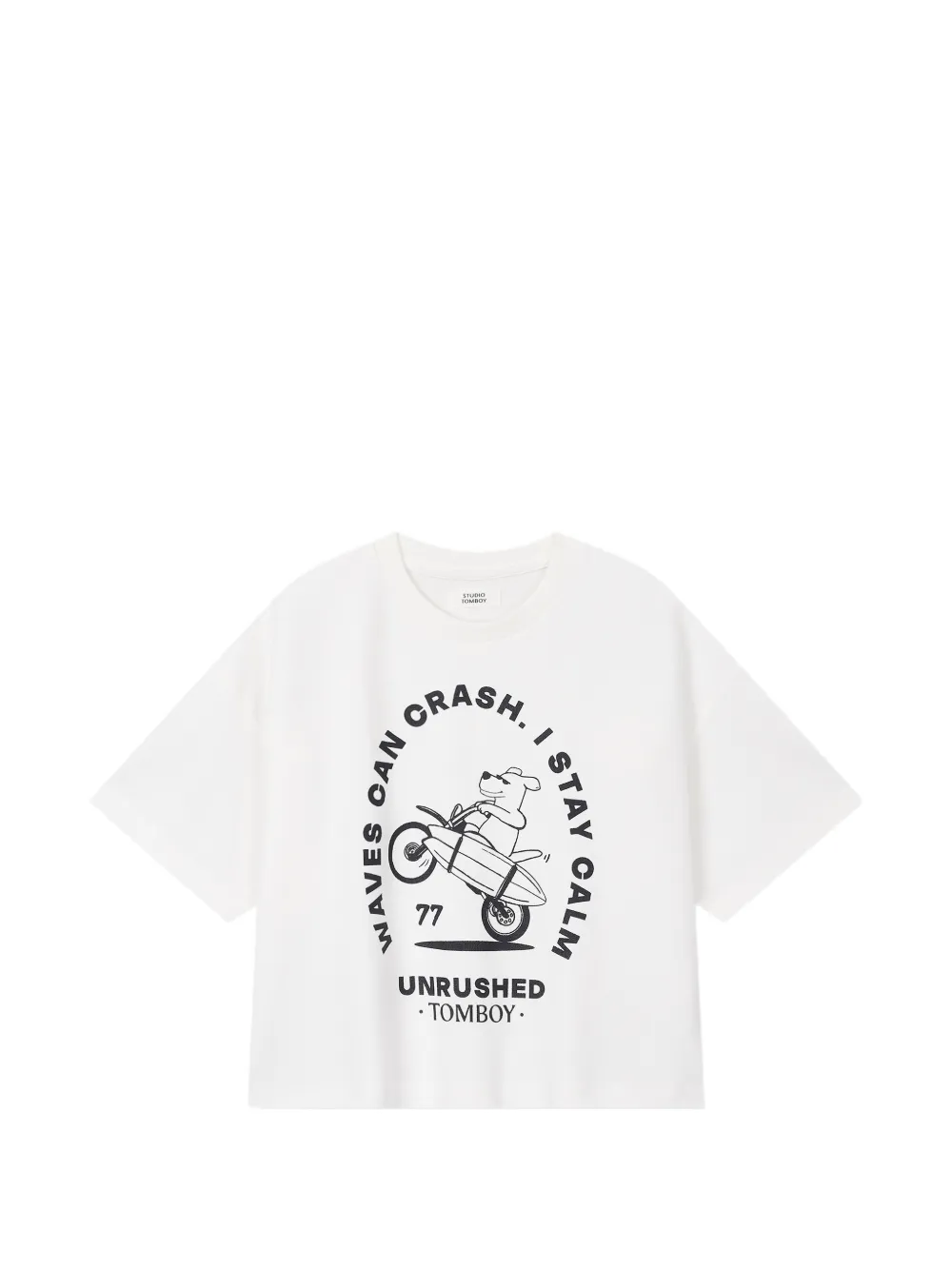 TOMBOY graphic-print boxy-fit T-shirt