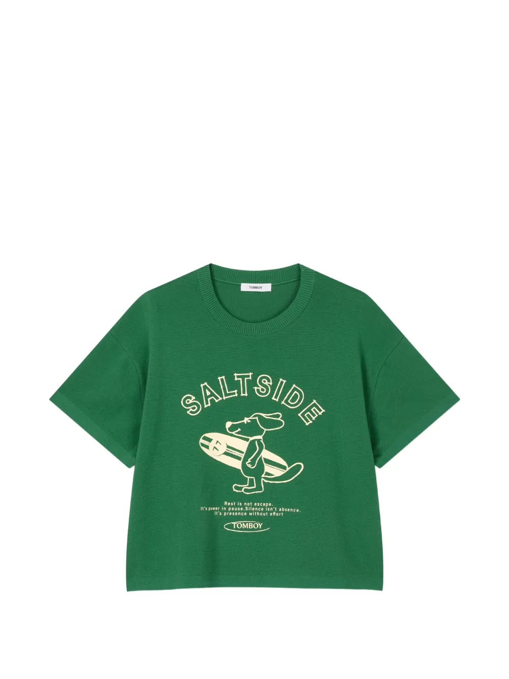 TOMBOY graphic-print T-shirt - Grün