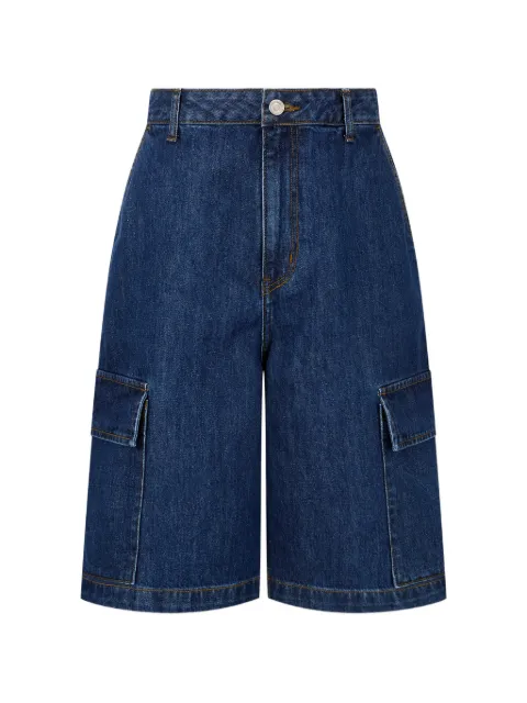 TOMBOY cargo-pocket denim shorts