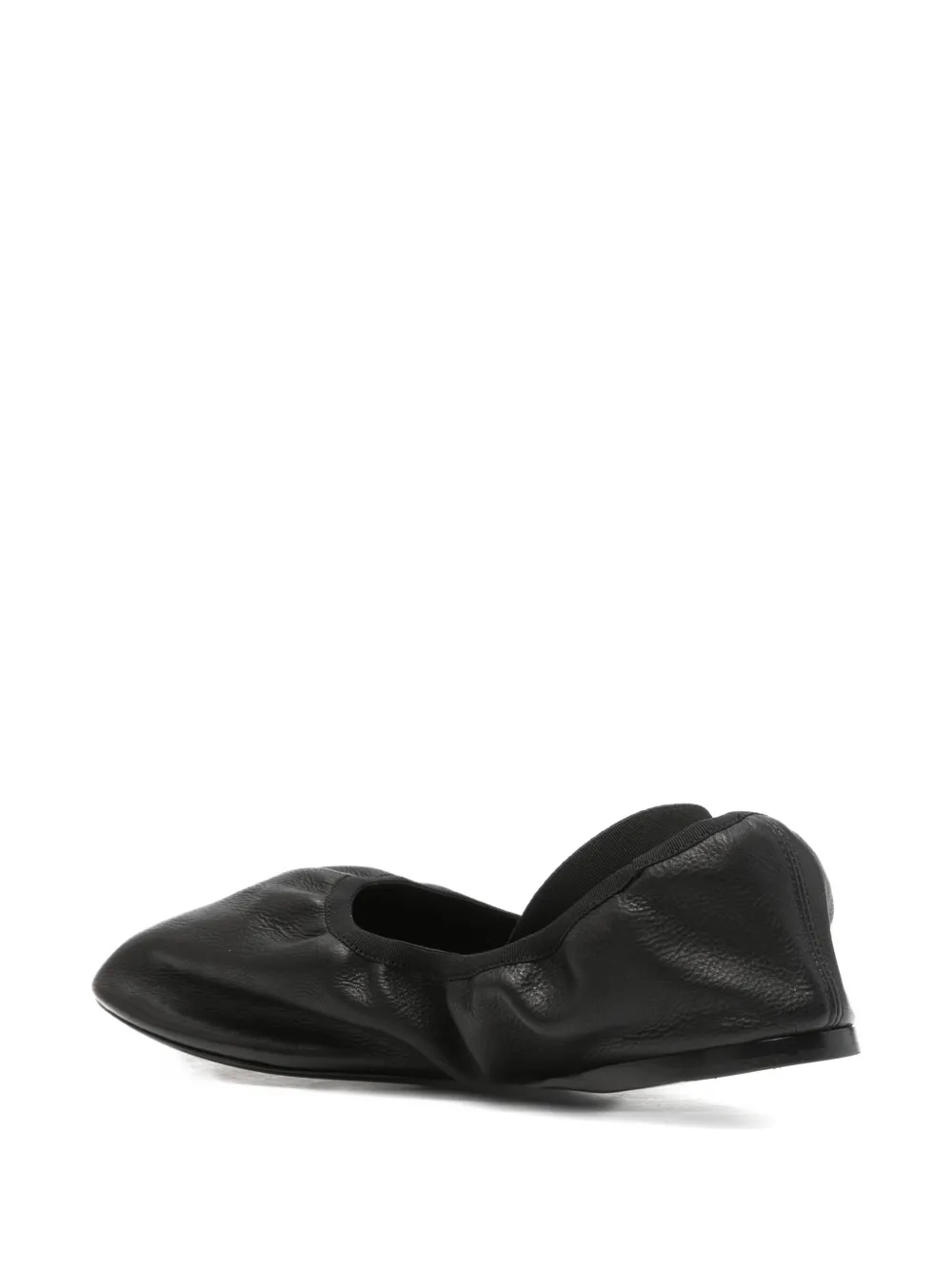 Versace Medusa round-toe ballet flats Zwart