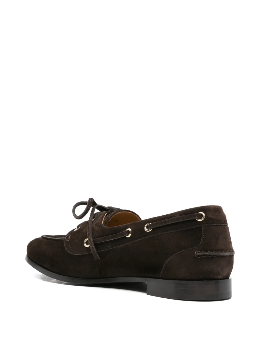 Bally Plume lace-up suede loafers Bruin