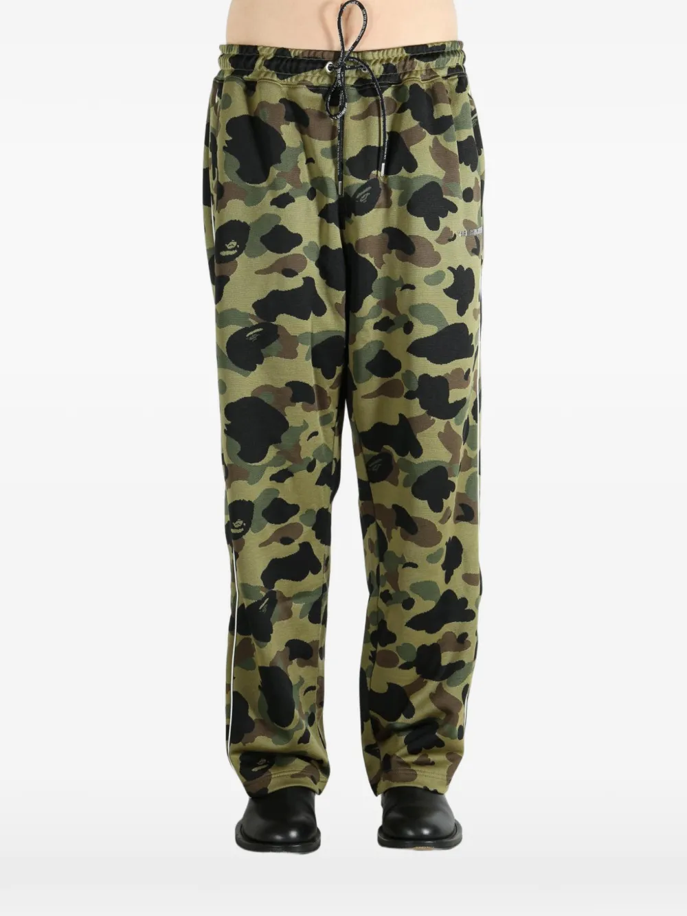 A BATHING APE® camo-print track pants - Verde