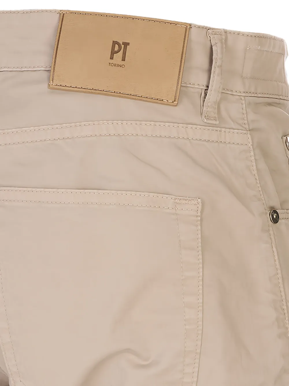 PT Torino Broek met logopatch Beige
