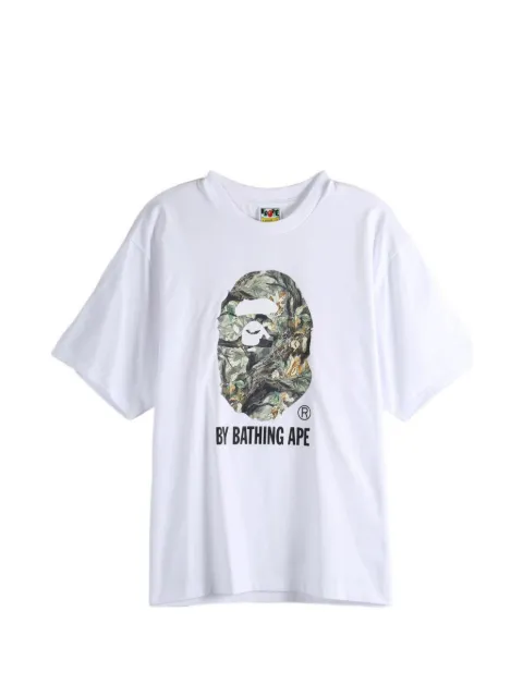 A BATHING APE® футболка Tree Edge Camo с логотипом