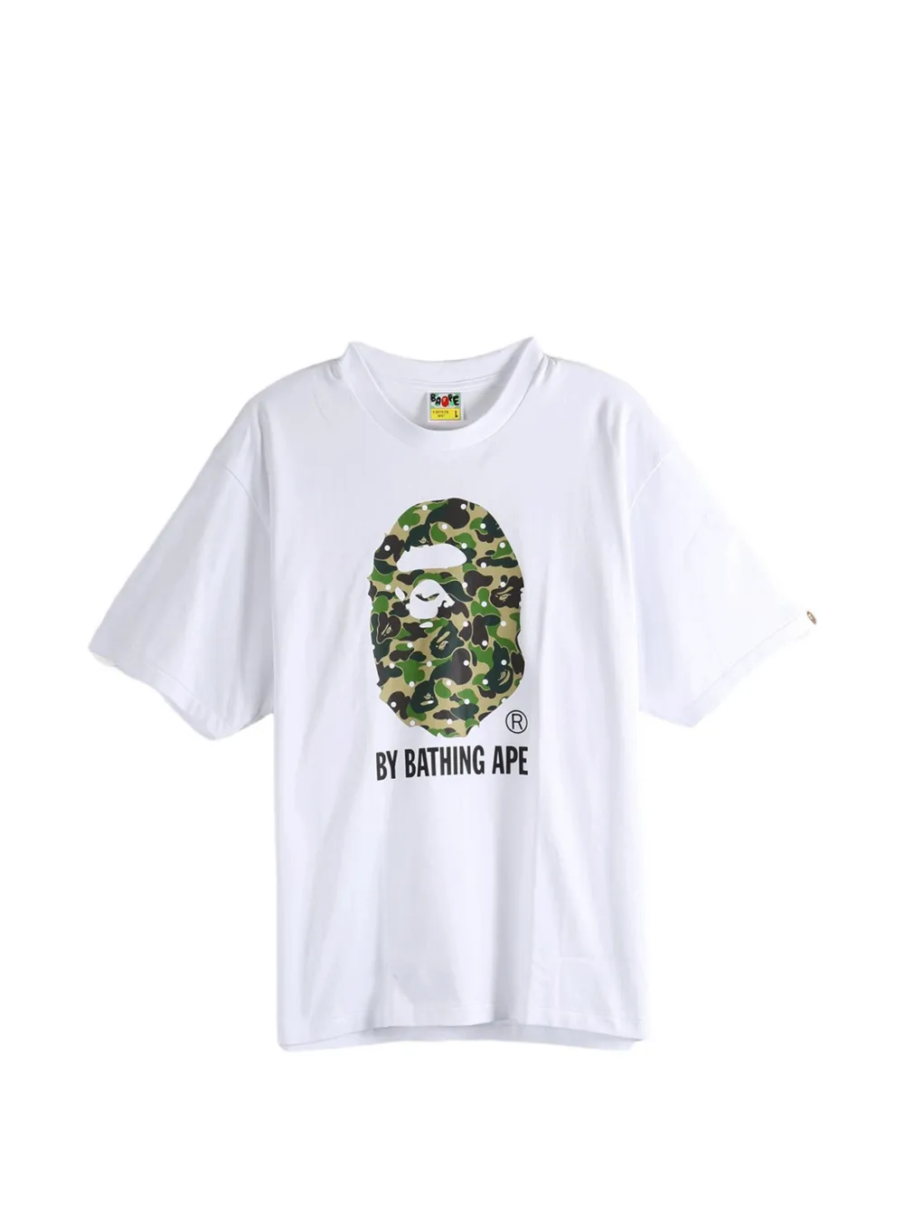 A Bathing Ape Abc Camouflage-print T-shirt In White
