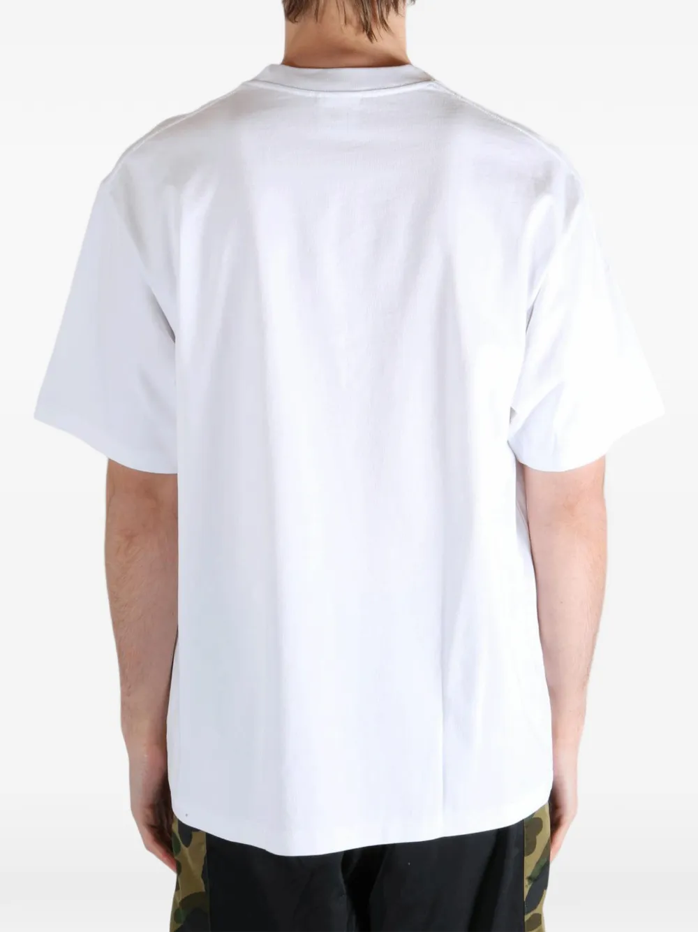A BATHING APE Sta College T-shirt Wit