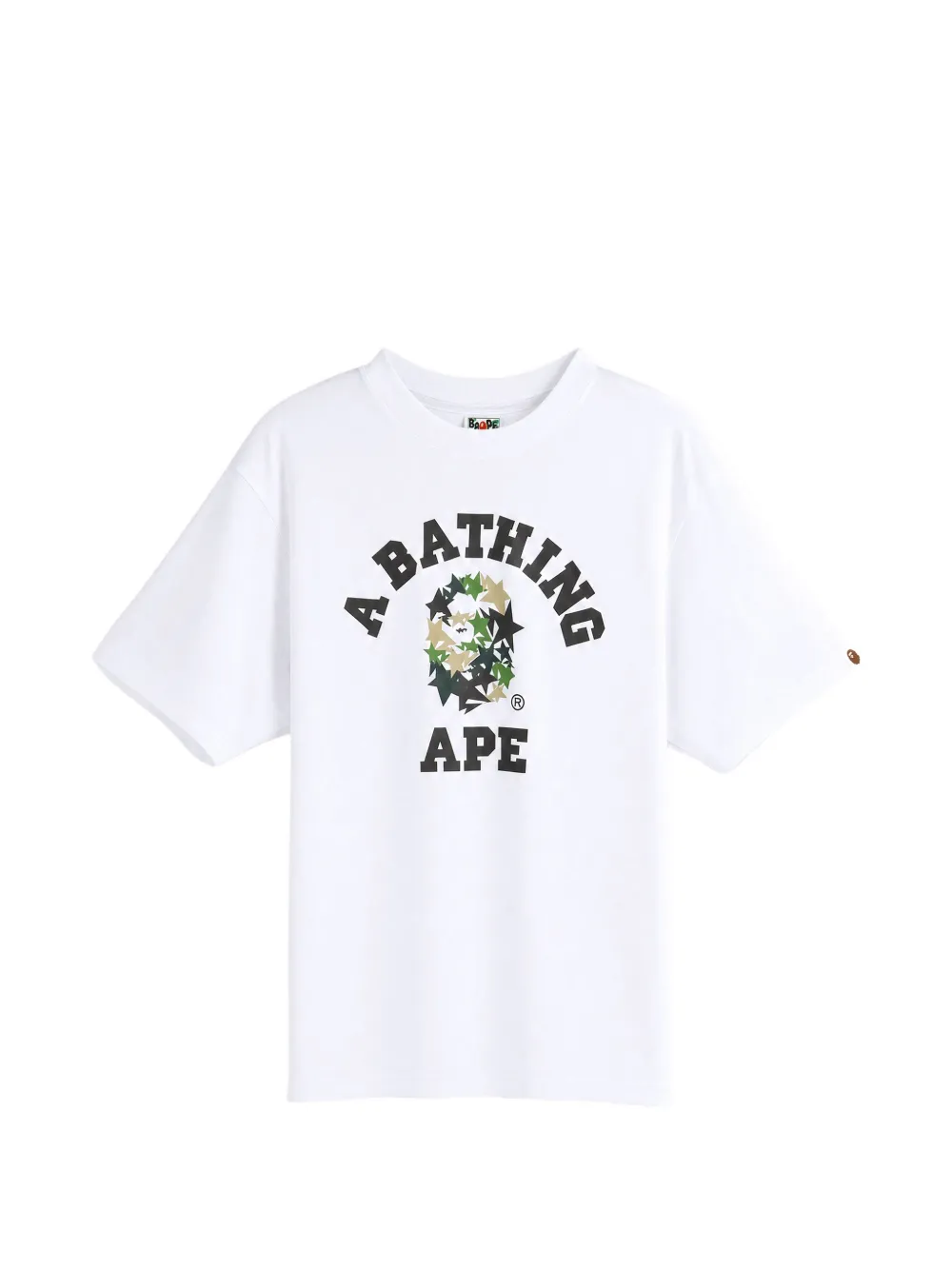 A BATHING APE® Sta College T-shirt - Bianco