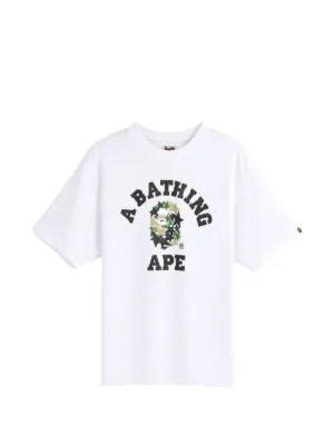 A BATHING APE カモ柄ロゴ Tシャツ ホワイト Lサイズ A BATHING APE® Camo ロゴ Tシャツ | ホワイト | FARFETCH JP