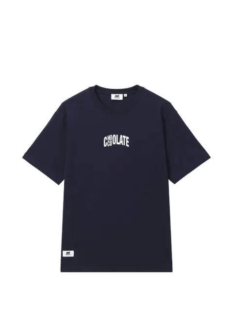 CHOCOOLATE logo-print T-shirt