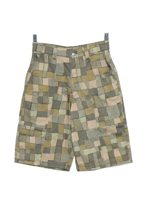 Maison Kitsuné checked shorts