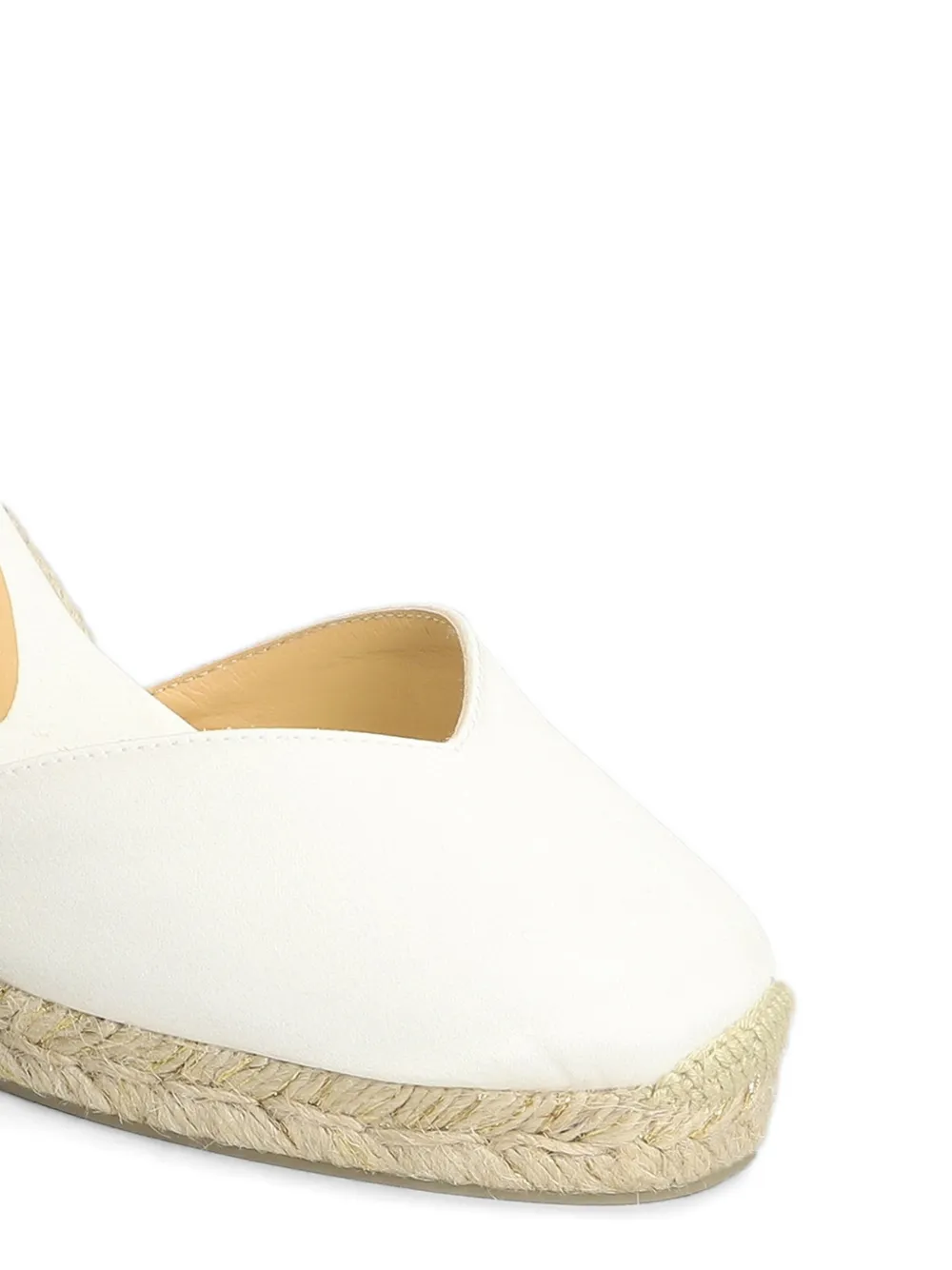 Castañer Espadrilles met sleehak Wit