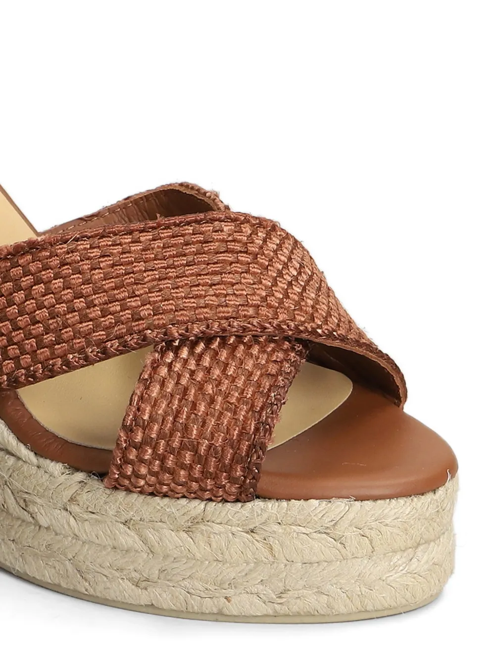 Castañer Becca sandalen met gekruiste bandjes Bruin