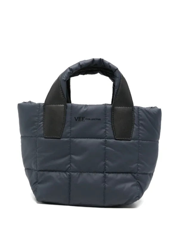 VeeCollective Mini Porter Quilted Tote Bag | ブルー | FARFETCH JP