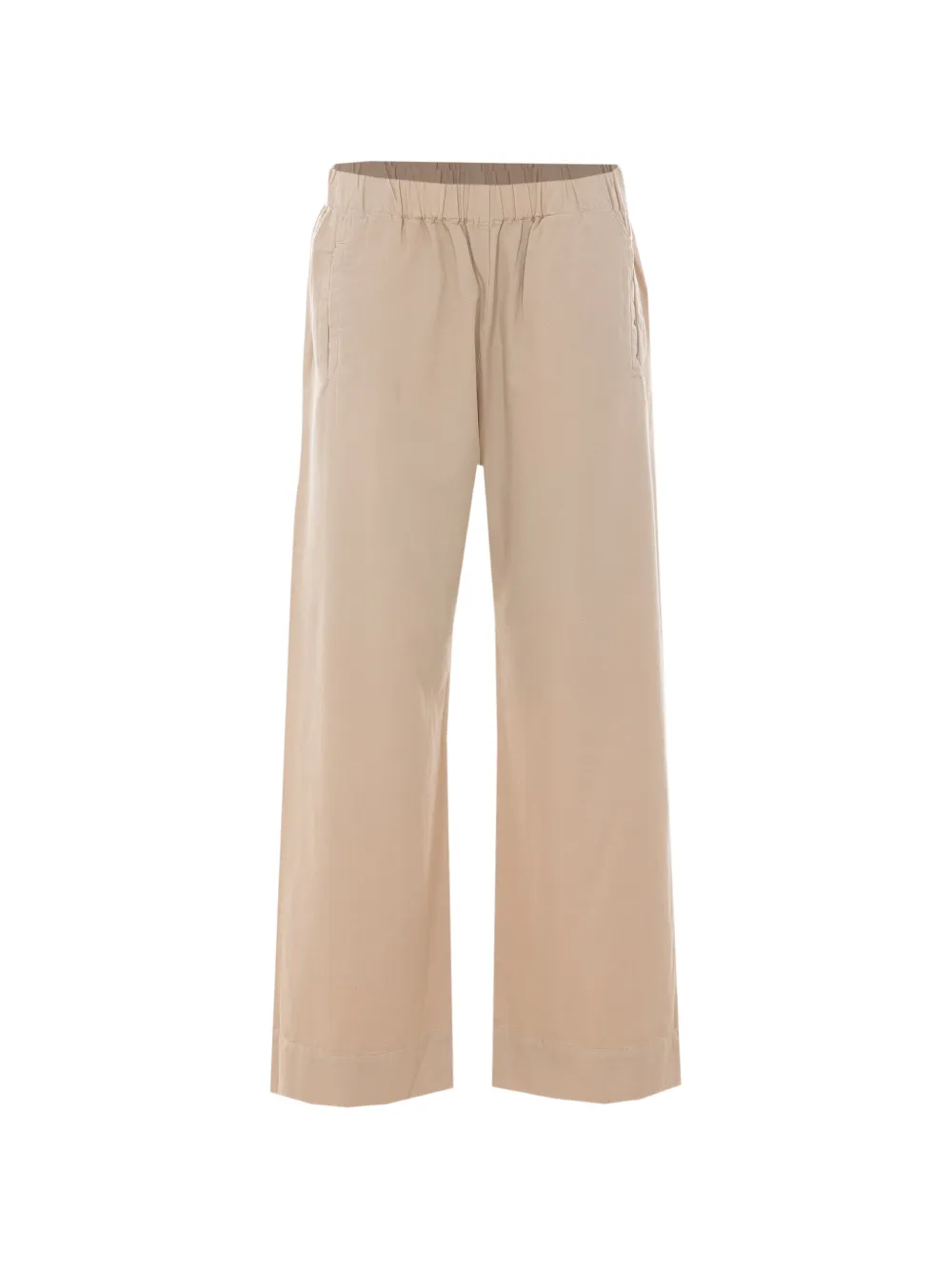 TRUE AVENUE elasticated-waist trousers - Toni neutri