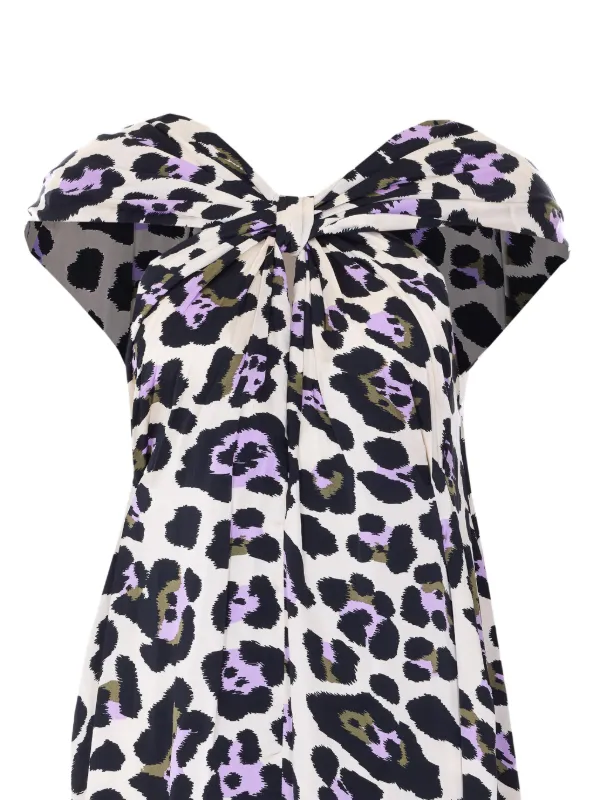 essentiel antwerp halter neck maxi dress Lilac halter neck maxi-length dress