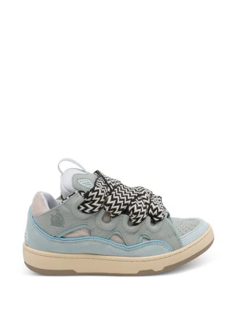 Lanvin Curb panelled sneakers