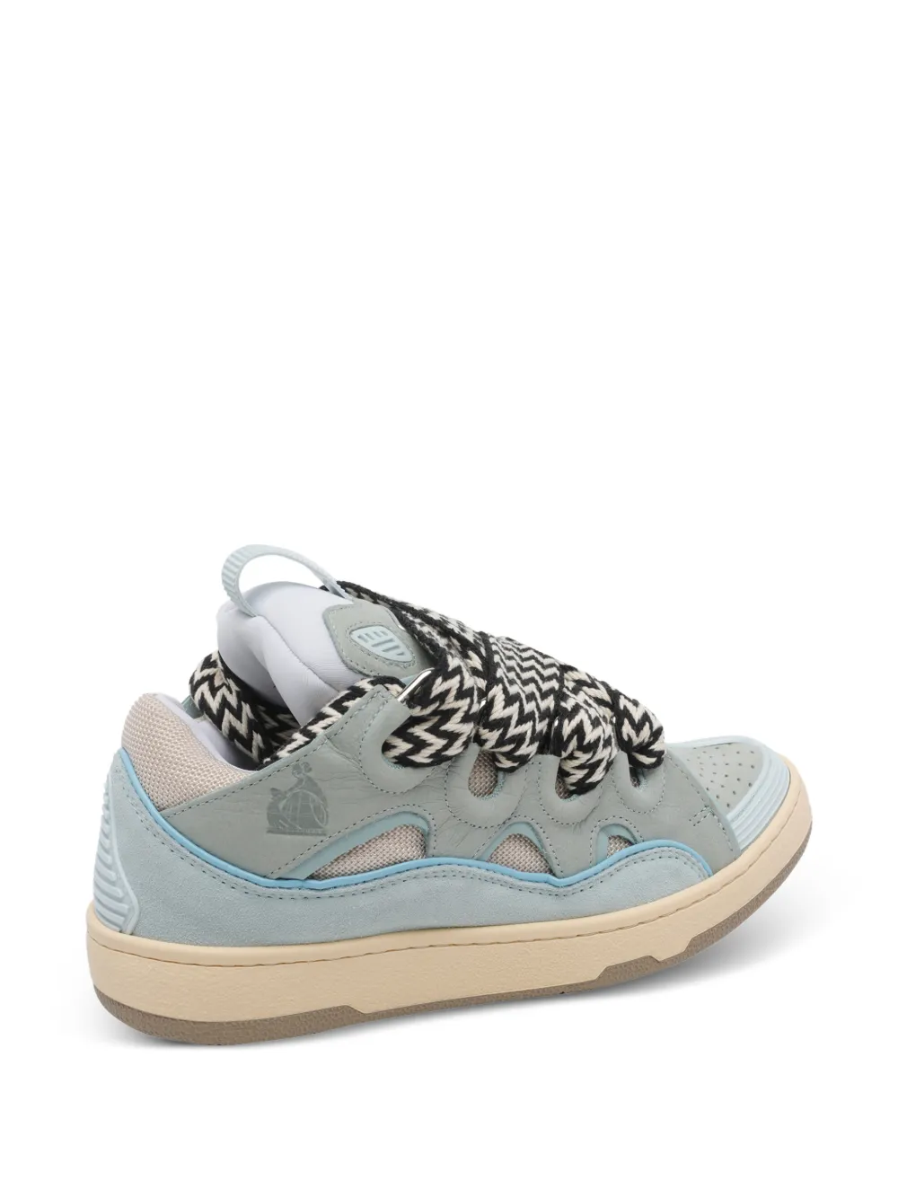 Lanvin Curb panelled sneakers Blauw