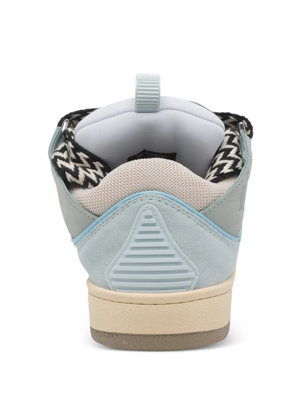 Lanvin Curb panelled sneakers Blauw