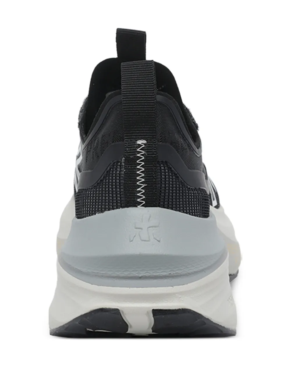 Premiata Hill logo-patch sneakers Zwart