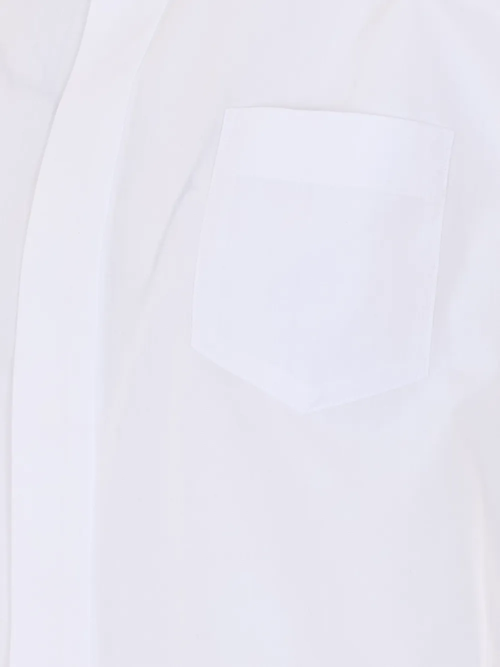 sacai Mouwloze top met tullen vlakken Wit
