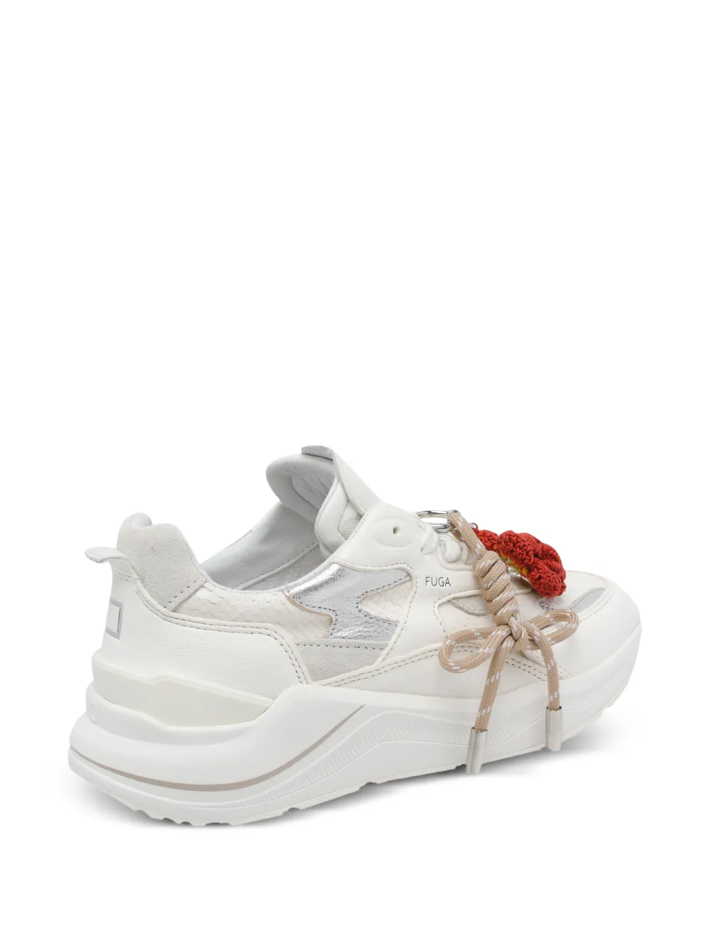 D.A.T.E. Fuga Animalier sneakers Wit