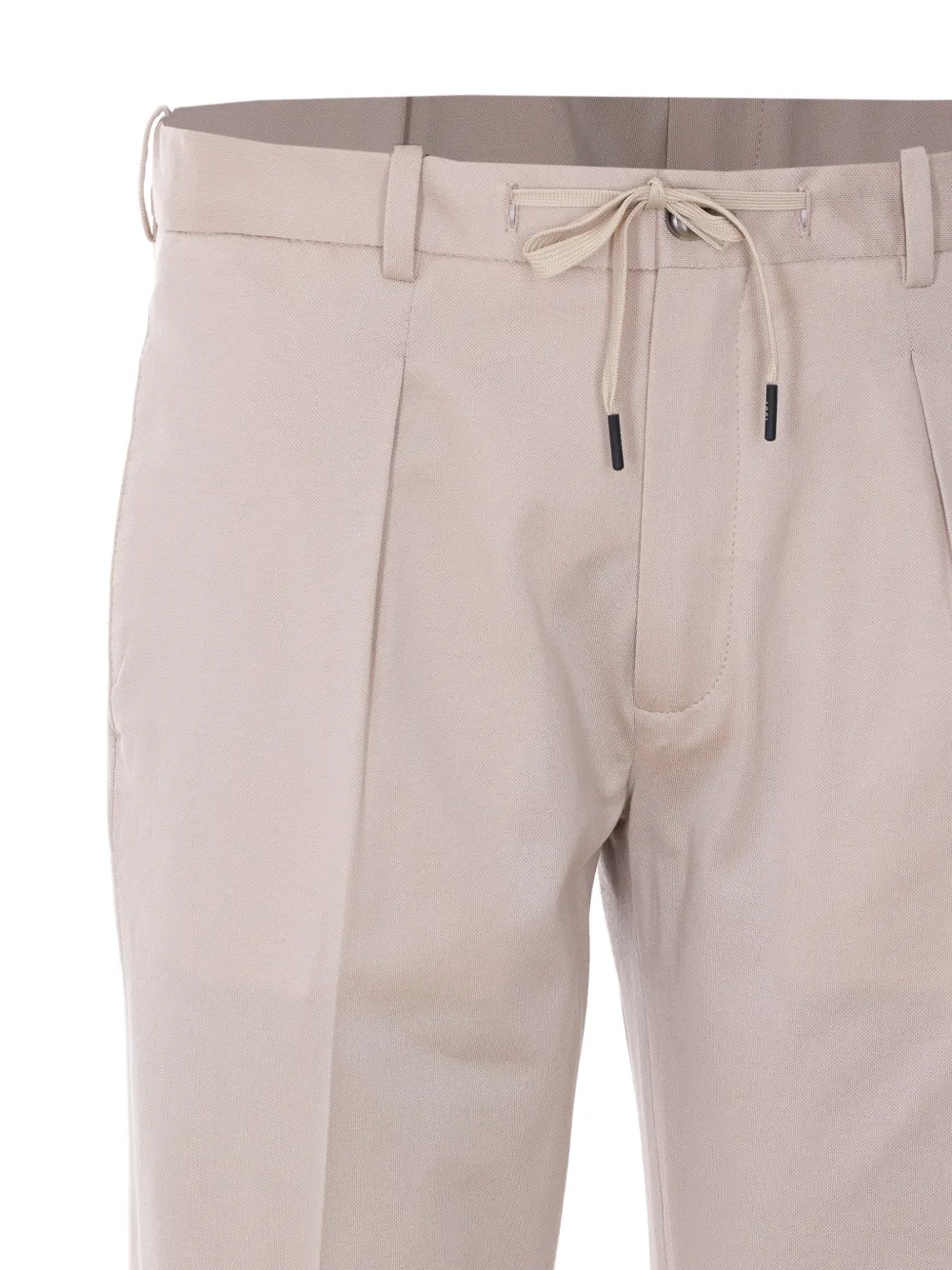 Circolo 1901 Straight broek met trekkoord Beige