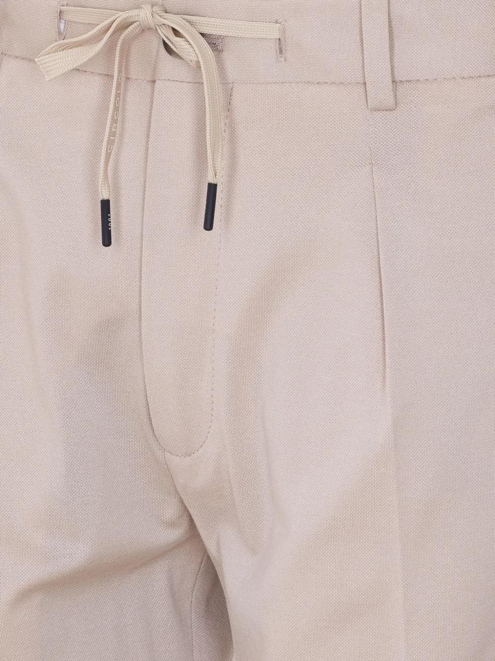 Circolo 1901 Straight broek met trekkoord Beige