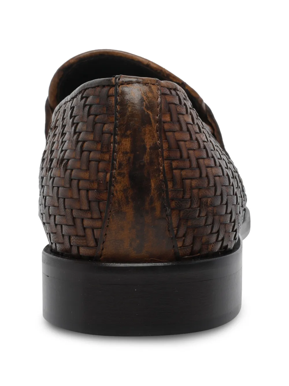 Pawelk's woven leather loafers Bruin