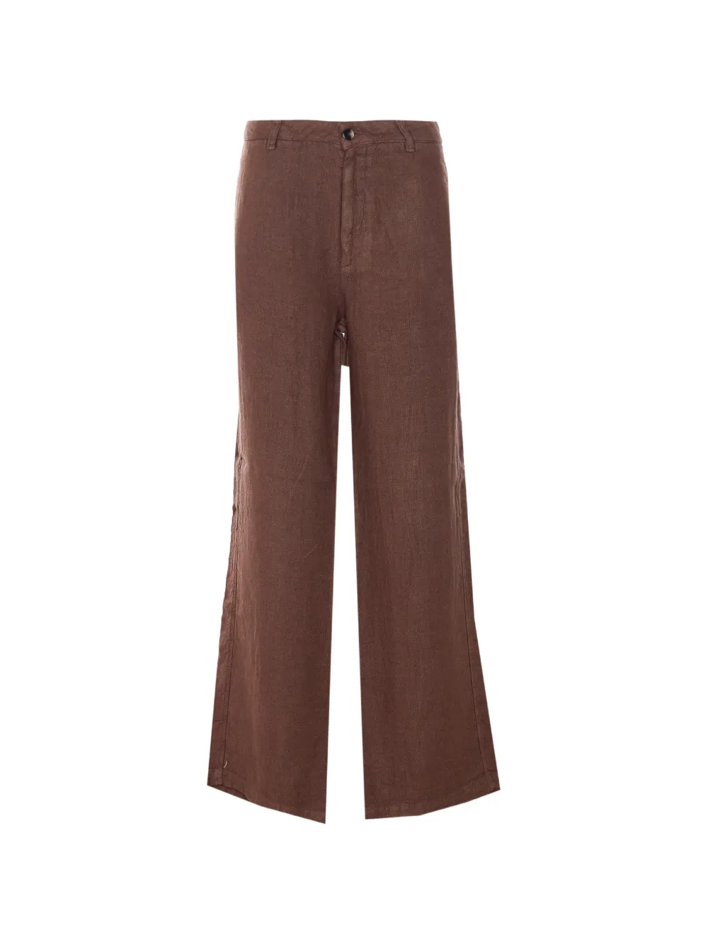 TRUE AVENUE Erica wide-leg trousers - Marrone