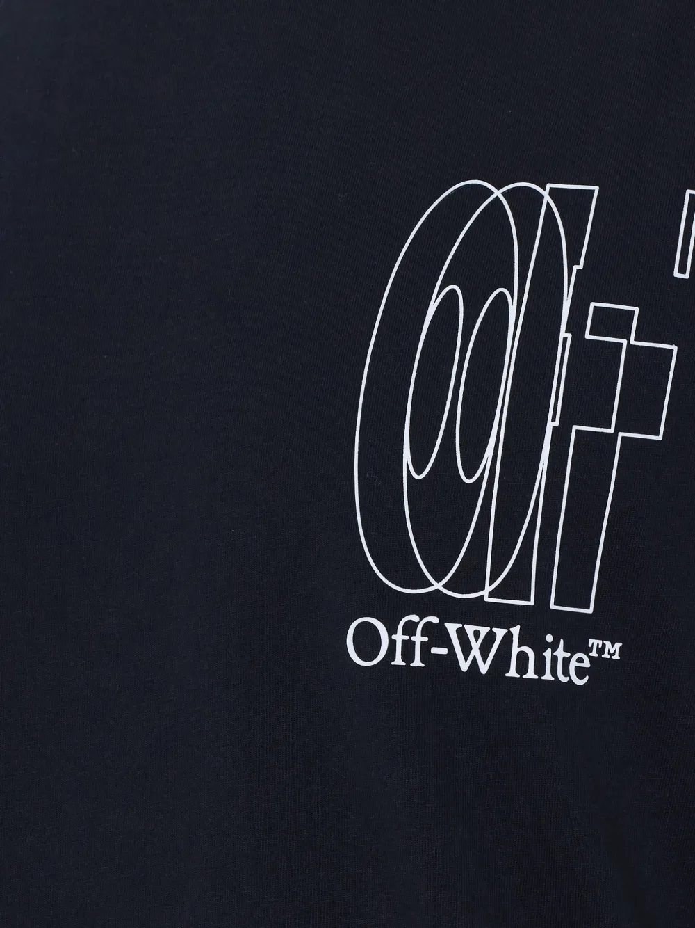 Off-White Double Arrow T-shirt met logoprint Zwart