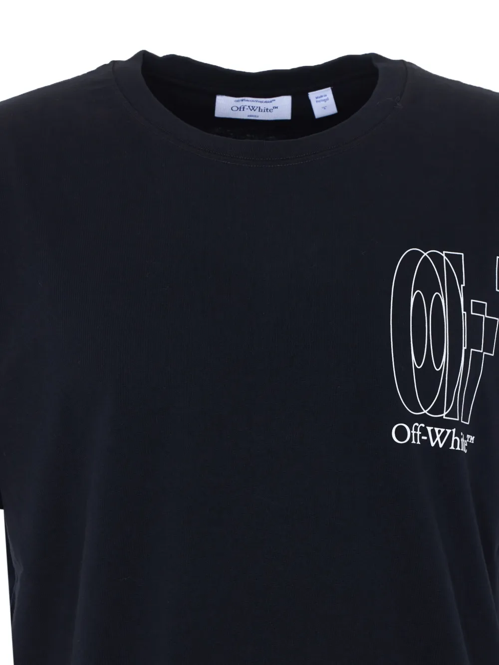 Off-White Double Arrow T-shirt met logoprint Zwart