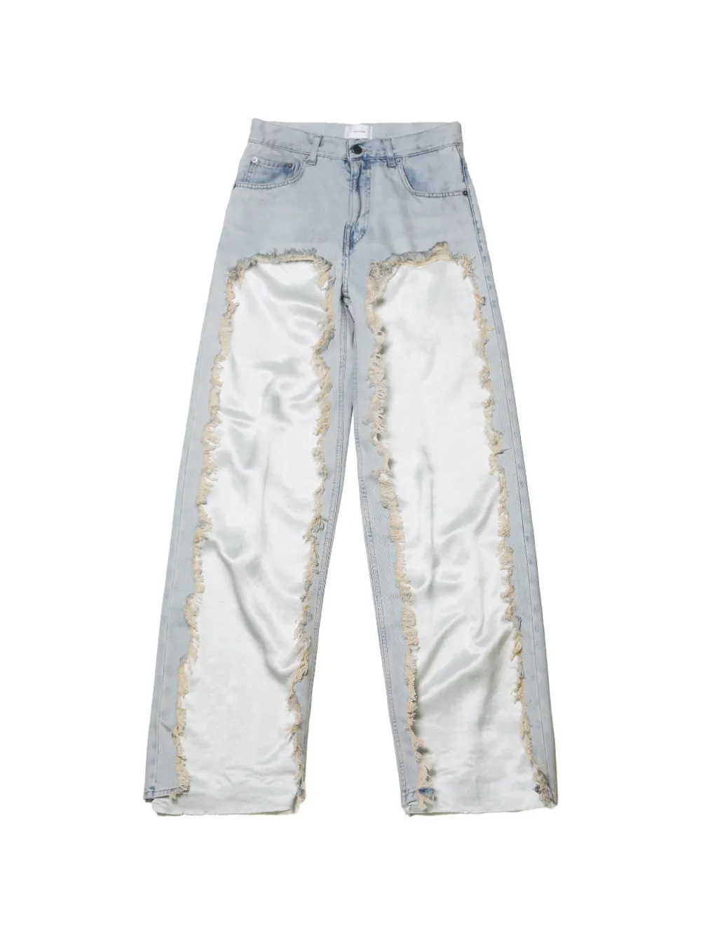 Haikure distressed frayed-edge jeans - Blu