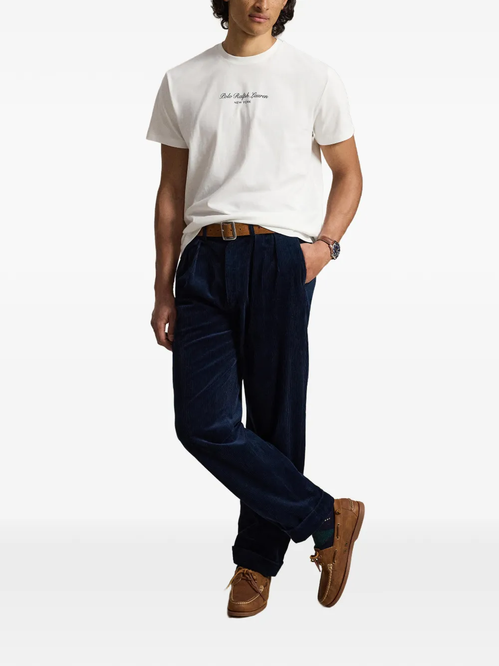 Polo Ralph Lauren Katoenen T-shirt met logoprint Wit