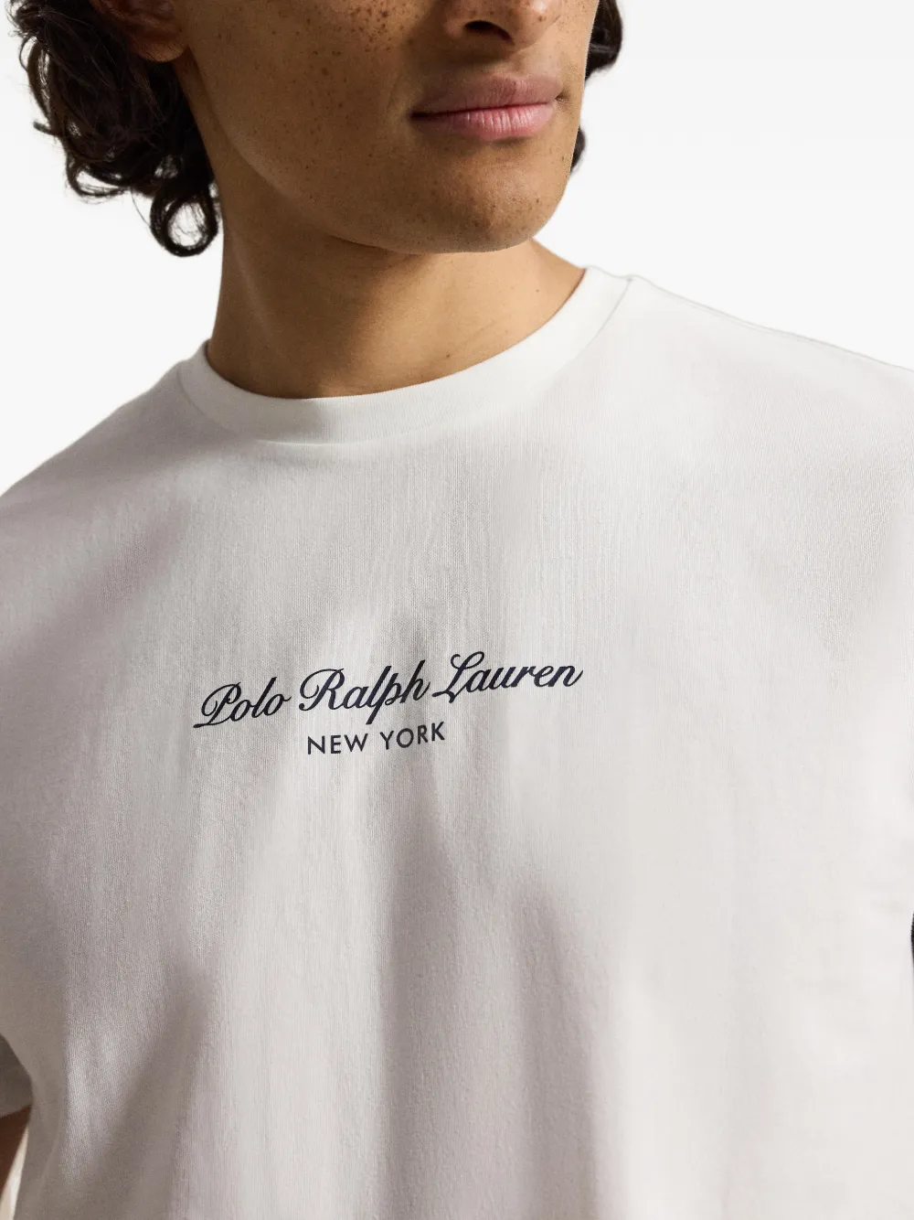Polo Ralph Lauren Katoenen T-shirt met logoprint Wit