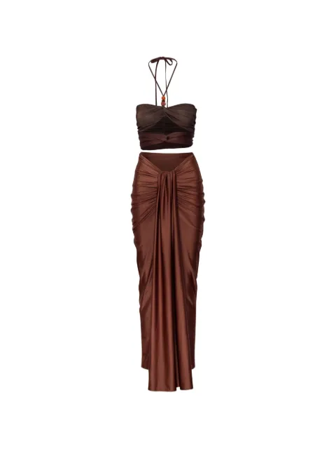 Baobab Dawn cut-out dress