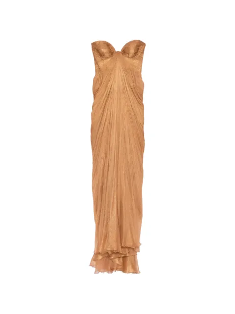 Maria Lucia Hohan Salima pleated maxi dress