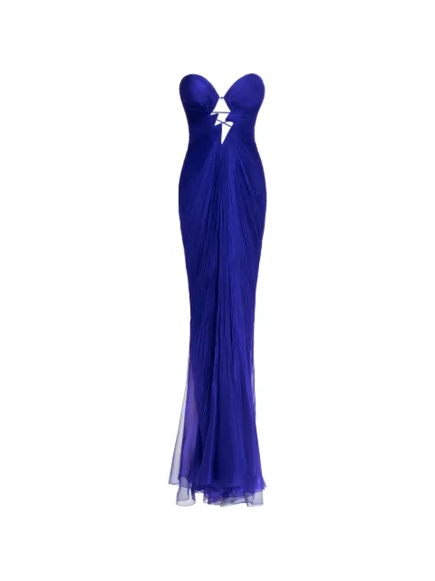 Maria Lucia Hohan Verity cut-out pleated maxi dress