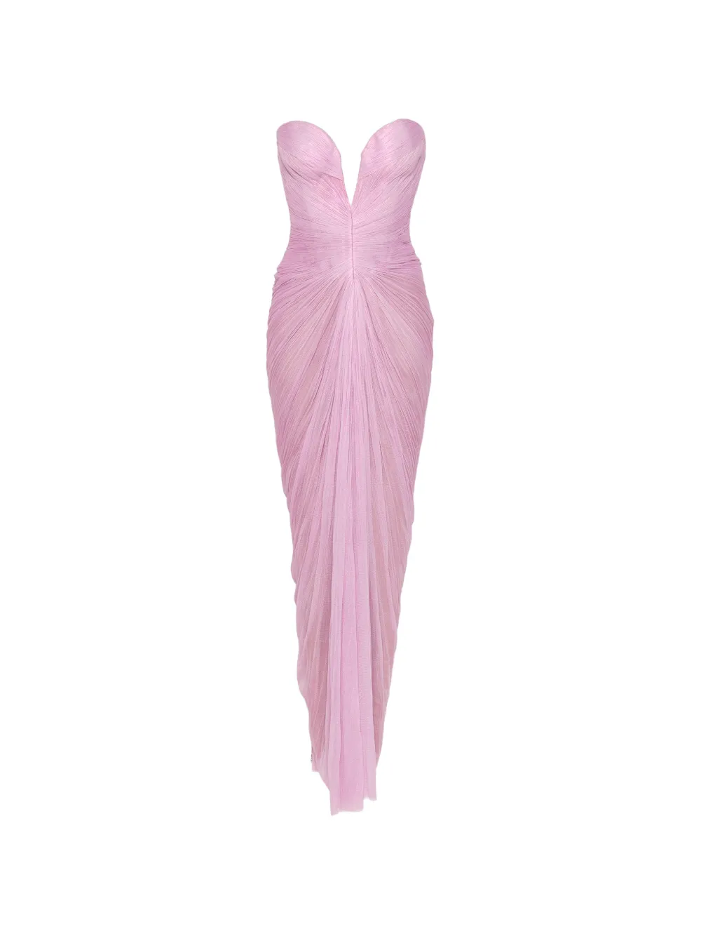Maria Lucia Hohan Alessandra pleated corset-style maxi dress - Pink