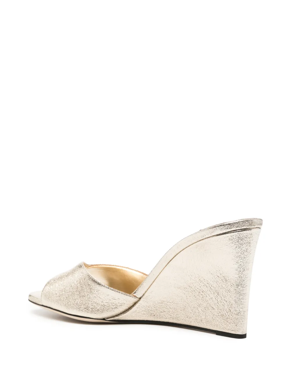 Jimmy Choo Skye wedge-heel sandals Goud