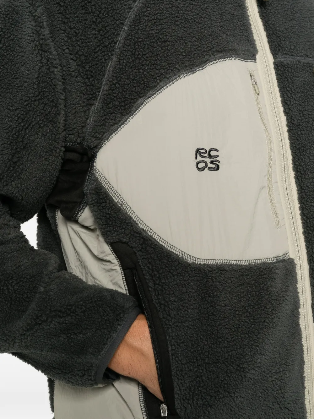RC Outdoor Supply fleece zip-up jacket Grijs