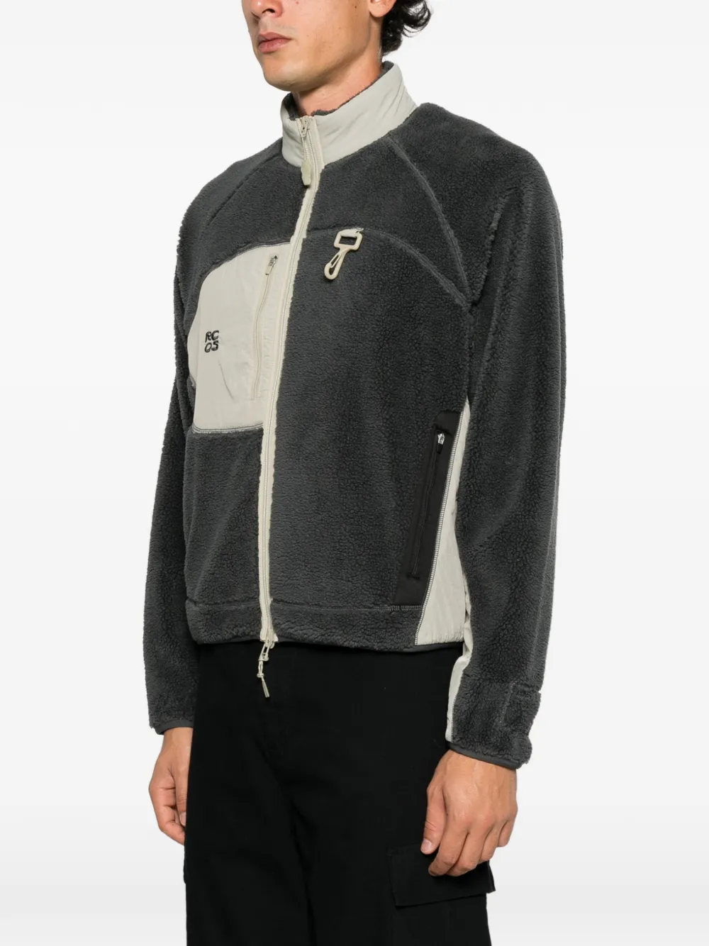 RC Outdoor Supply fleece zip-up jacket Grijs