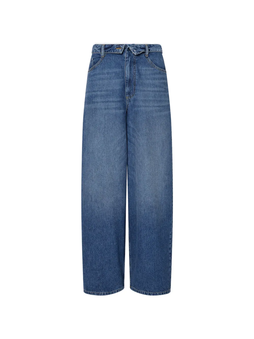 LIU JO button baggy jeans - Blu