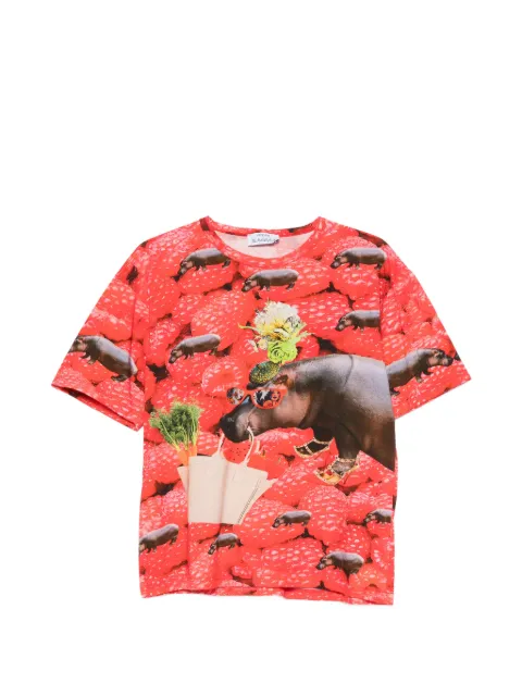 The Artistylist playera de algodón con estampado gráfico