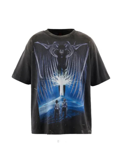 SAINT MXXXXXX Attack On Titan graphic-print T-shirt