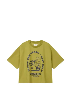 トップス tomo TOMBOY Playera Con Estampado Gráfico | Naranja | FARFETCH CL